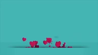 情人节片头不同爱心动画效果制作工程视频的预览图